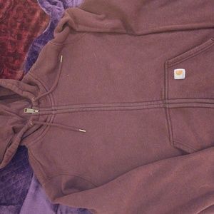 Women's purple Carhartt full zip XXL